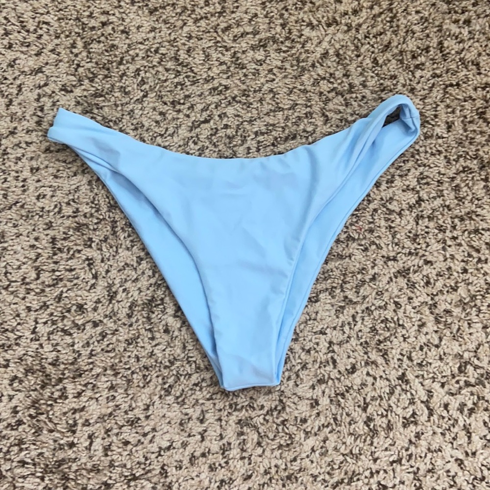 Blue bikini bottoms